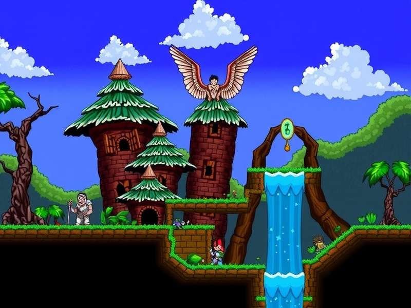 Terraria early game base building example