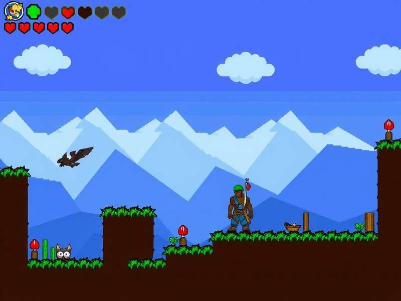 Terraria Boss Progression Chart showing major bosses from Eye of Cthulhu to Moon Lord