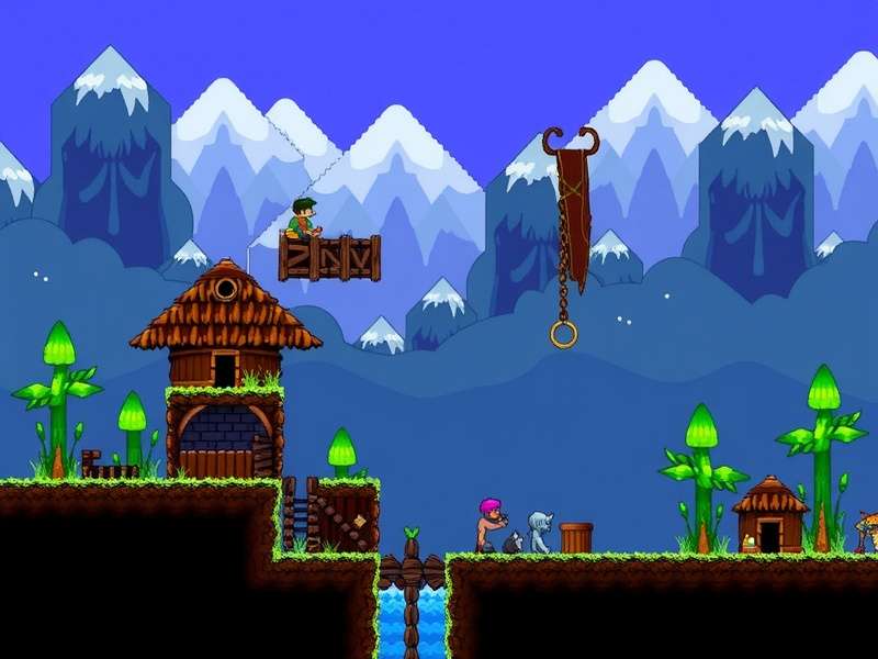 Terraria Boss Arena Design with platforms, heart lanterns, and campfires