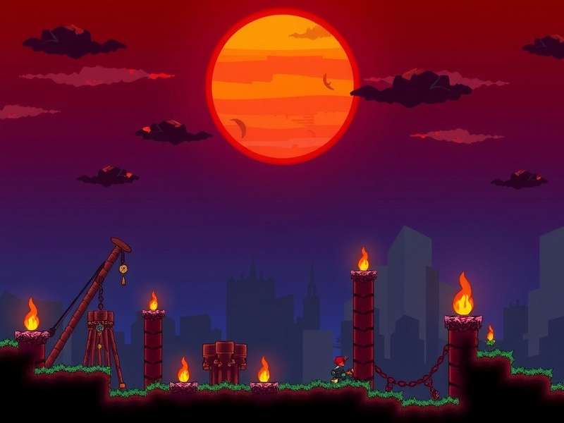 Terraria Pylon Network setup showing multiple biomes connected