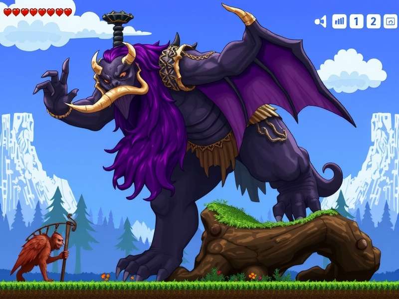 Terraria boss arena design with platforms and buff stations