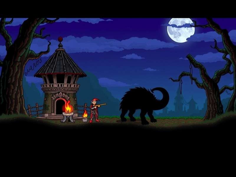 Artistic crossover depiction of Terraria's Moon Lord facing off against Dark Souls' Gwyn