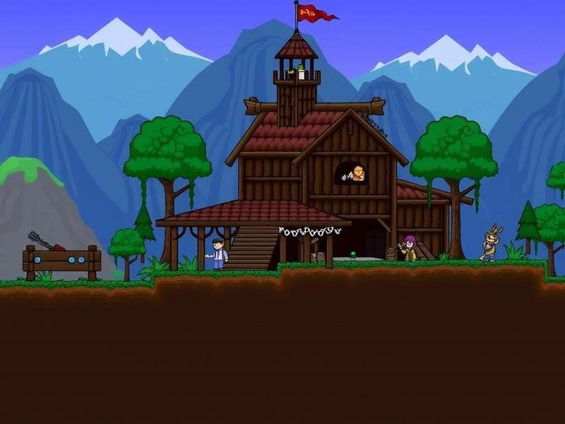 Terraria Calamity endgame mage character standing victorious over defeated bosses