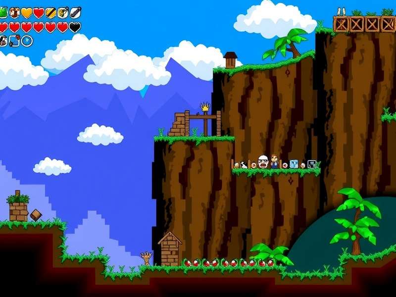 Terraria Calamity Mod Boss Fight Scene