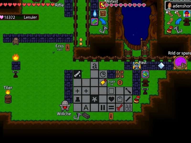 Terraria Summoner commanding a diverse army of minions against the Moon Lord