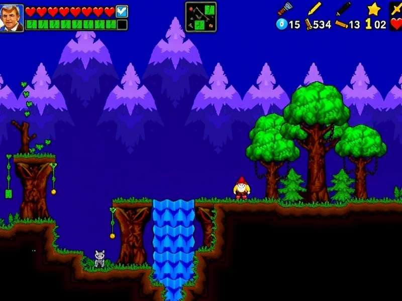 A player crafting at a Mythril Anvil in Terraria with glowing Mythril gear on display