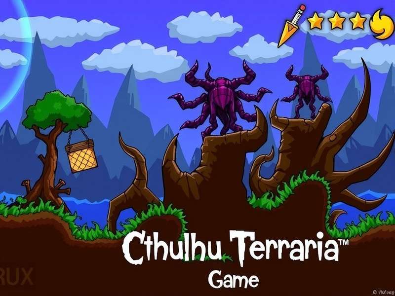 Cthulhu-themed bosses in Terraria including Eye of Cthulhu and Brain of Cthulhu
