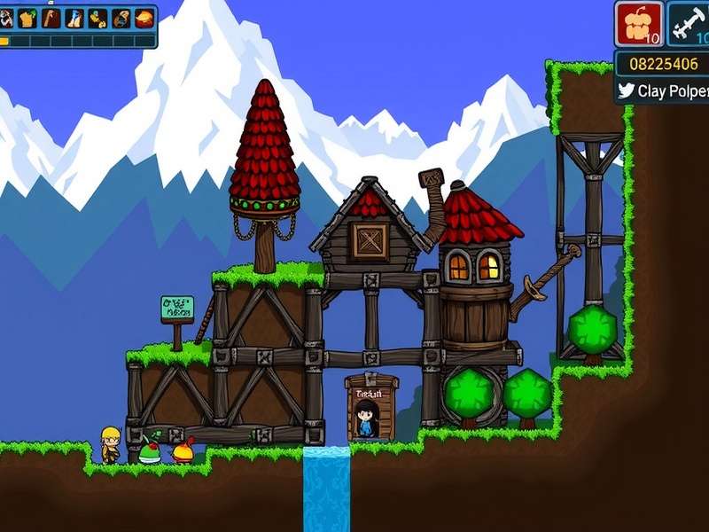 Terraria classes showcase featuring Melee, Ranged, Magic and Summoner characters