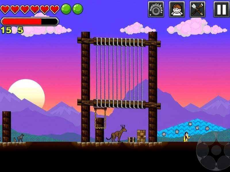 Efficient Terraria crafting hall layout with Sawmill and Loom placed together