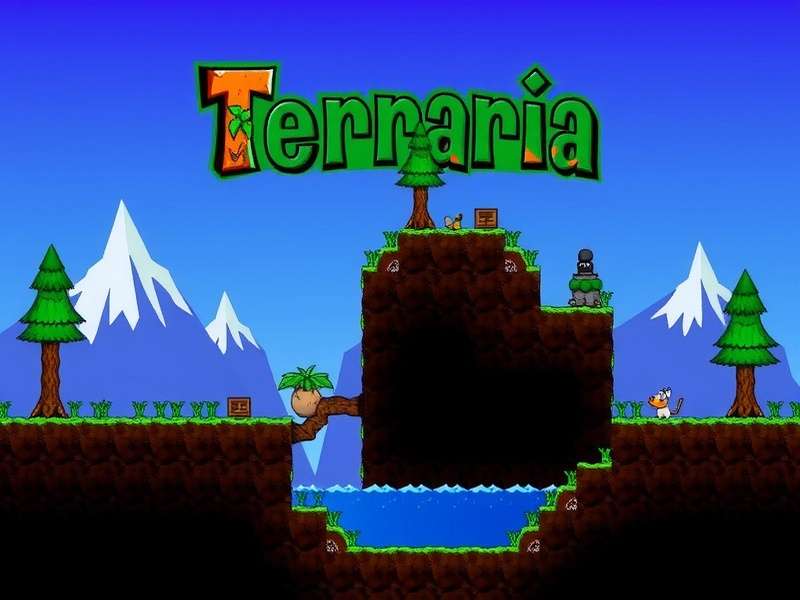 Terraria boss battle against Moon Lord with multiple phases