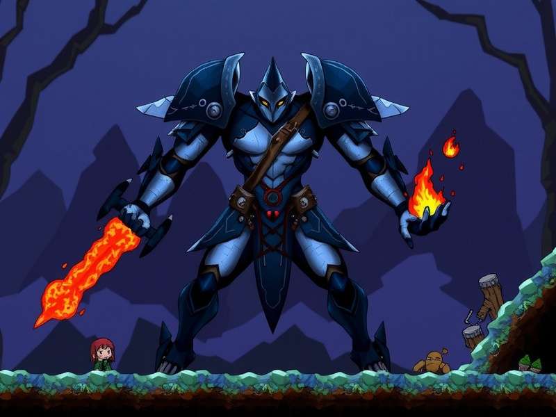 Spectre Armor Terraria in-game showcase with Mask and Hood variants