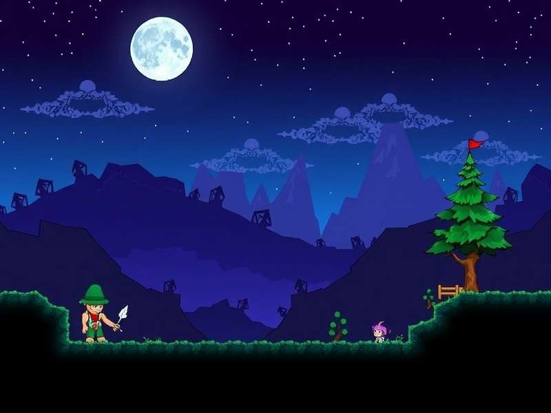 Terraria Night's Edge pixel art glowing with dark energy
