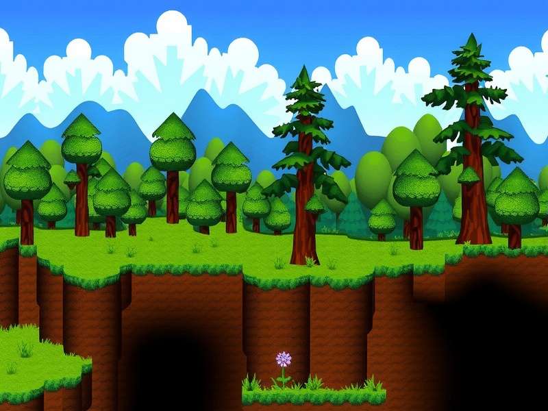 A vibrant Terraria modded gameplay screenshot showing custom biomes and enemies