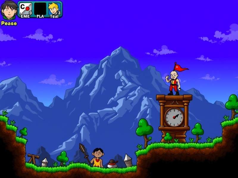 Terraria day and night cycle with clock display showing different time periods