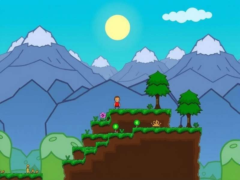 Terraria 1.45 Update Concept Art showing new Aetherial Frontier biome