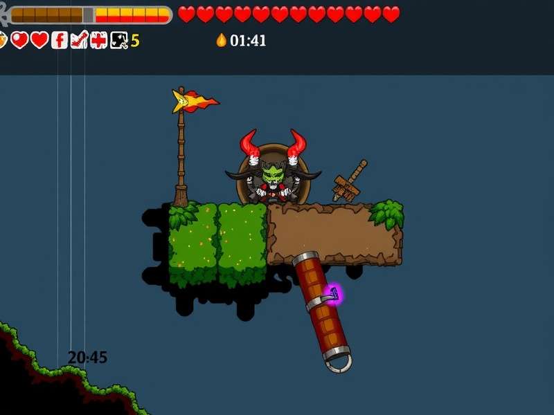 Ankh Charm Terraria item displayed in game with crafting materials