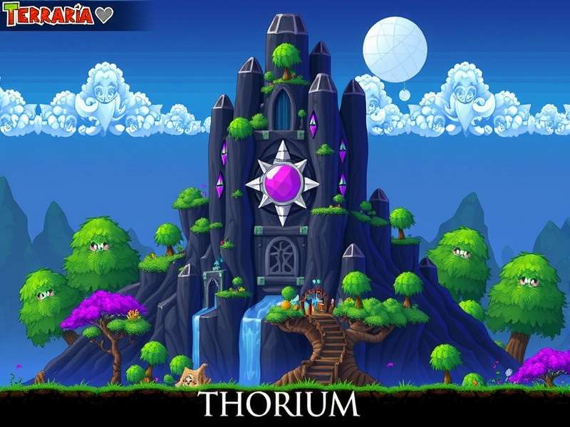 Terraria Thorium Mod gameplay featuring the Bard and Healer classes fighting new bosses
