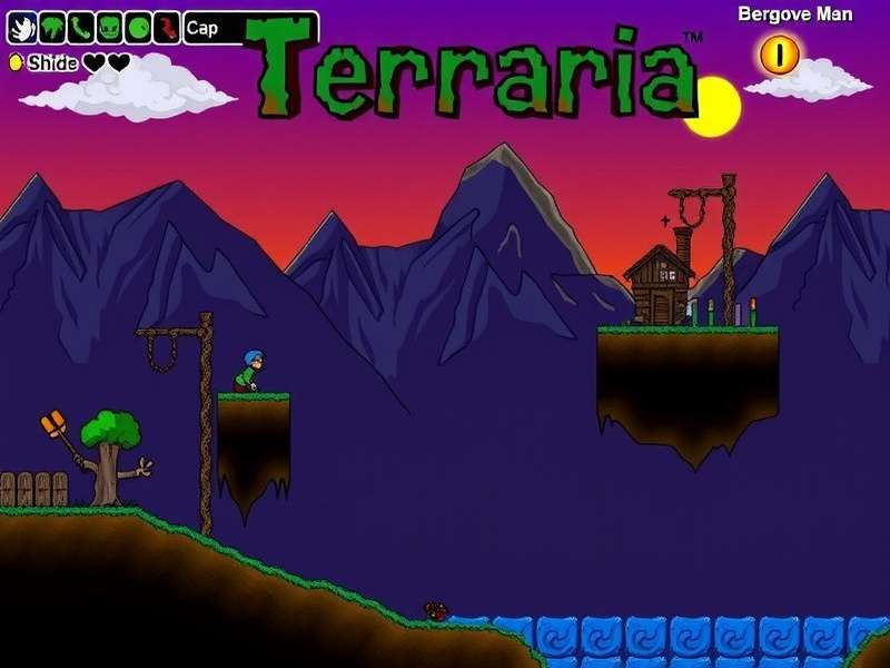 Terraria player showcasing an elaborate base build