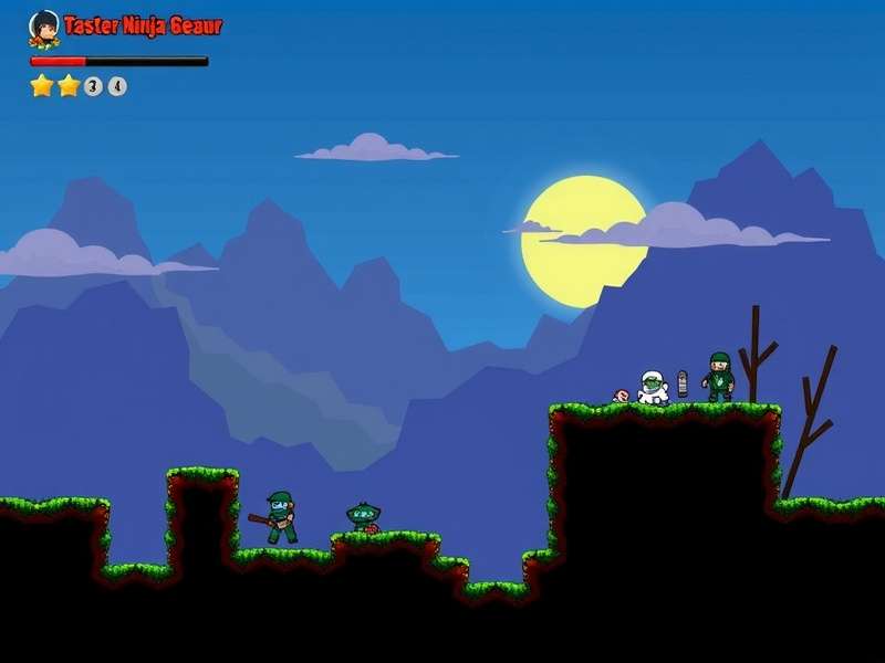 Terraria Master Ninja Gear showcase featuring the full set with shurikens, Tabi and Black Belt