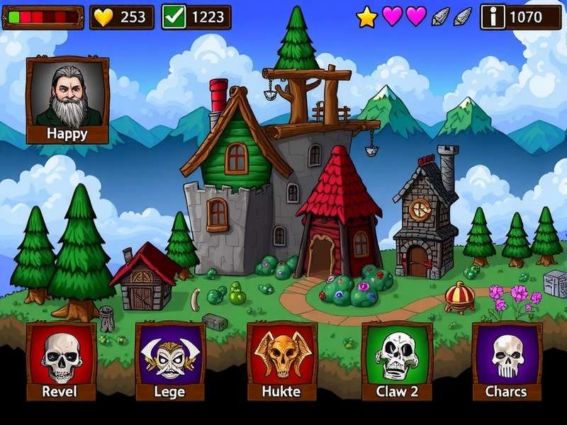 Terraria Housing — A grand NPC village with multiple rooms, platforms, and decorative elements in a forest biome.