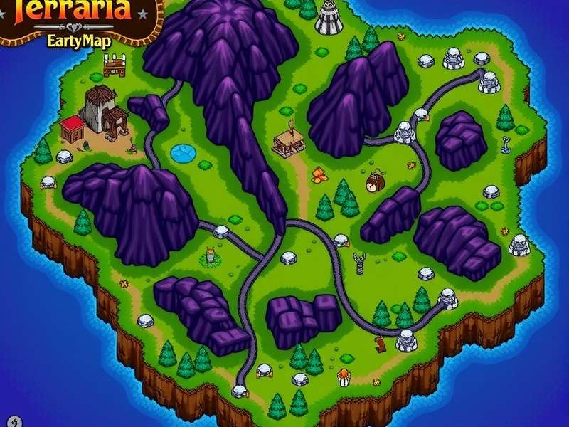 Terraria Map complete guide with all biomes and exploration routes - playterraria.com