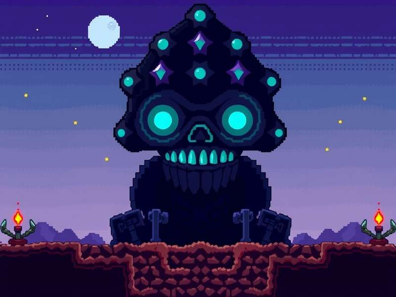 Obsidian Skull Terraria – player character wearing the accessory in a lava-themed cavern