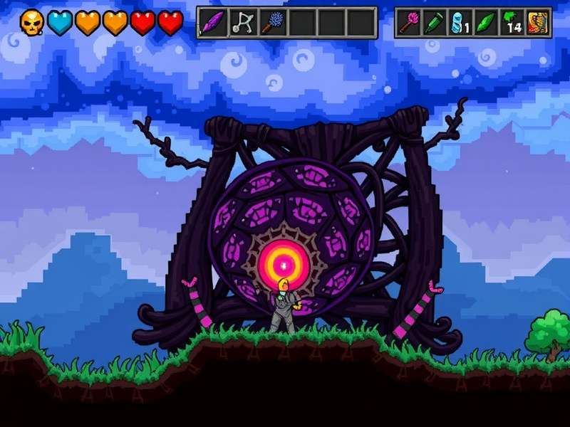 Terraria Celestial Shell in-game accessory icon and transformation preview