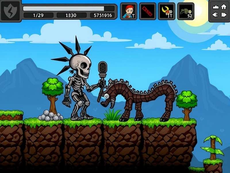 Terraria Skeletron boss fight in the Dungeon entrance with full arena setup